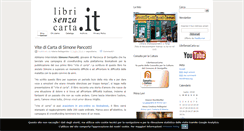 Desktop Screenshot of librisenzacarta.it